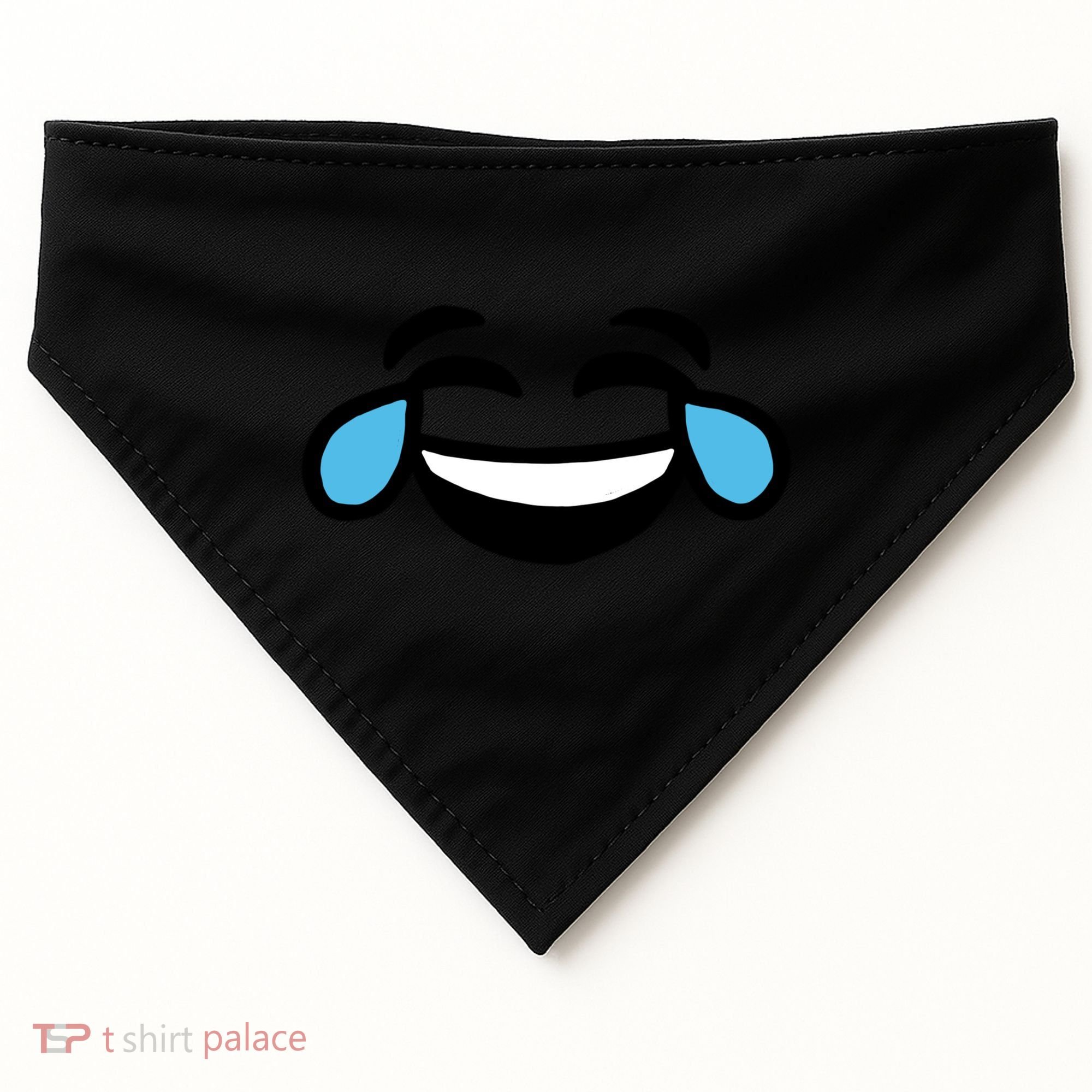 Laugh Emoji USA-Made Doggie Bandana