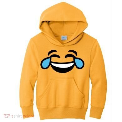 Laugh Emoji Kids Hoodie