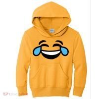 Laugh Emoji Kids Hoodie thumb 0