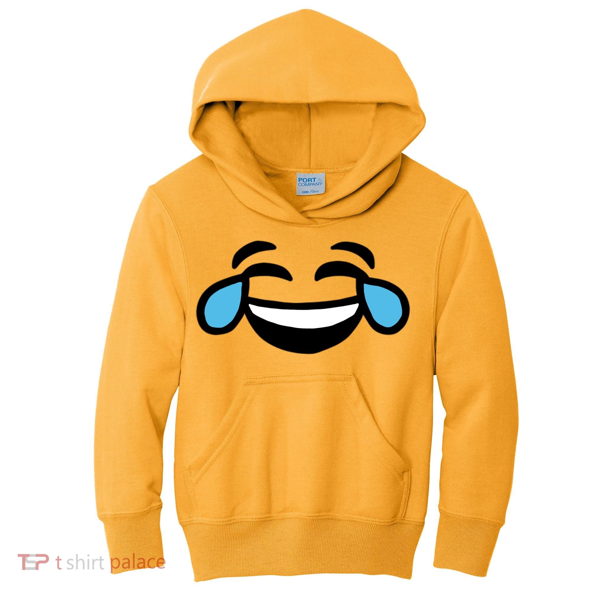 Laugh Emoji Kids Hoodie