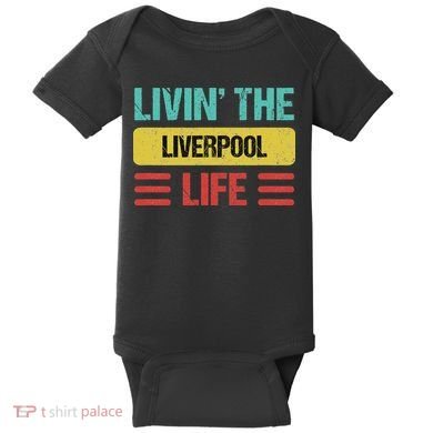 Liverpool England Baby Bodysuit