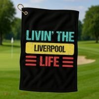 Liverpool England Golf Towel thumb 1