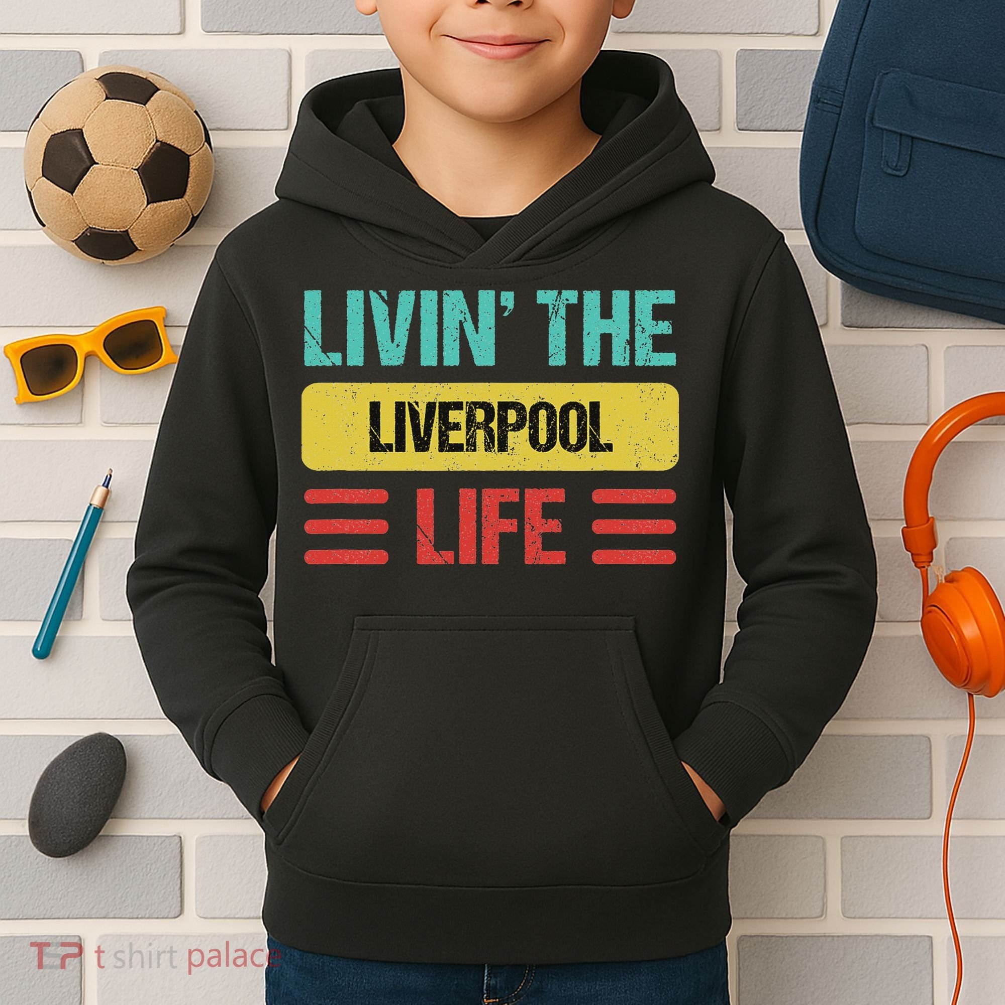 Liverpool England Kids Hoodie