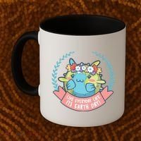 Live Everyday Like It's Earth Day Cute Coffee Mug thumb 2