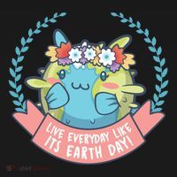 Live Everyday Like It's Earth Day Cute Visor thumb 3