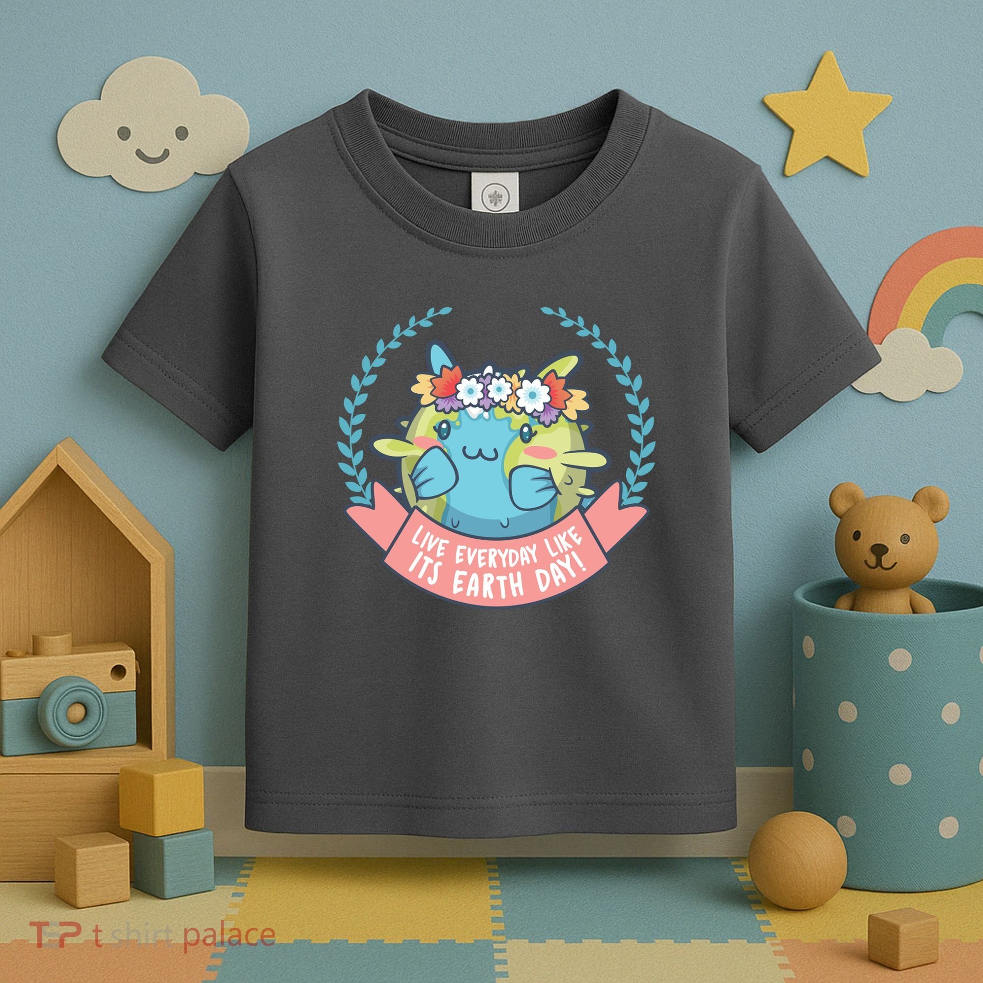 Live Everyday Like It's Earth Day Cute Toddler T-Shirt