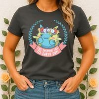 Live Everyday Like It's Earth Day Cute Women's T-Shirt thumb 2