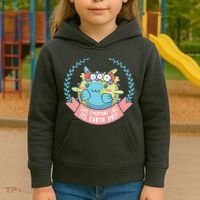 Live Everyday Like It's Earth Day Cute Kids Hoodie thumb 3