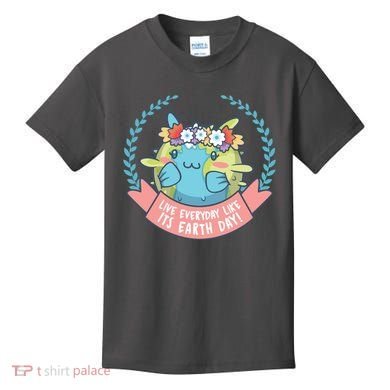 Live Everyday Like It's Earth Day Cute Kids T-Shirt