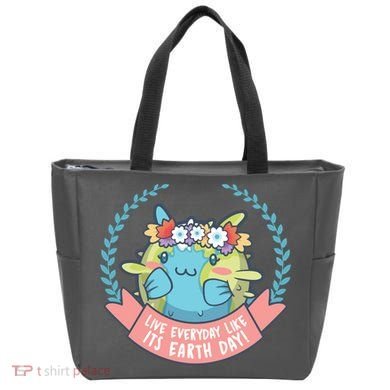 Live Everyday Like It's Earth Day Cute Tote Bag