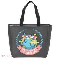 Live Everyday Like It's Earth Day Cute Tote Bag thumb 0