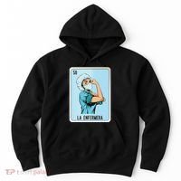 La Enfermera Mexican Slang Chicano Bingo Cards Hoodie thumb 0