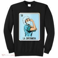 La Enfermera Mexican Slang Chicano Bingo Cards Sweatshirt thumb 0