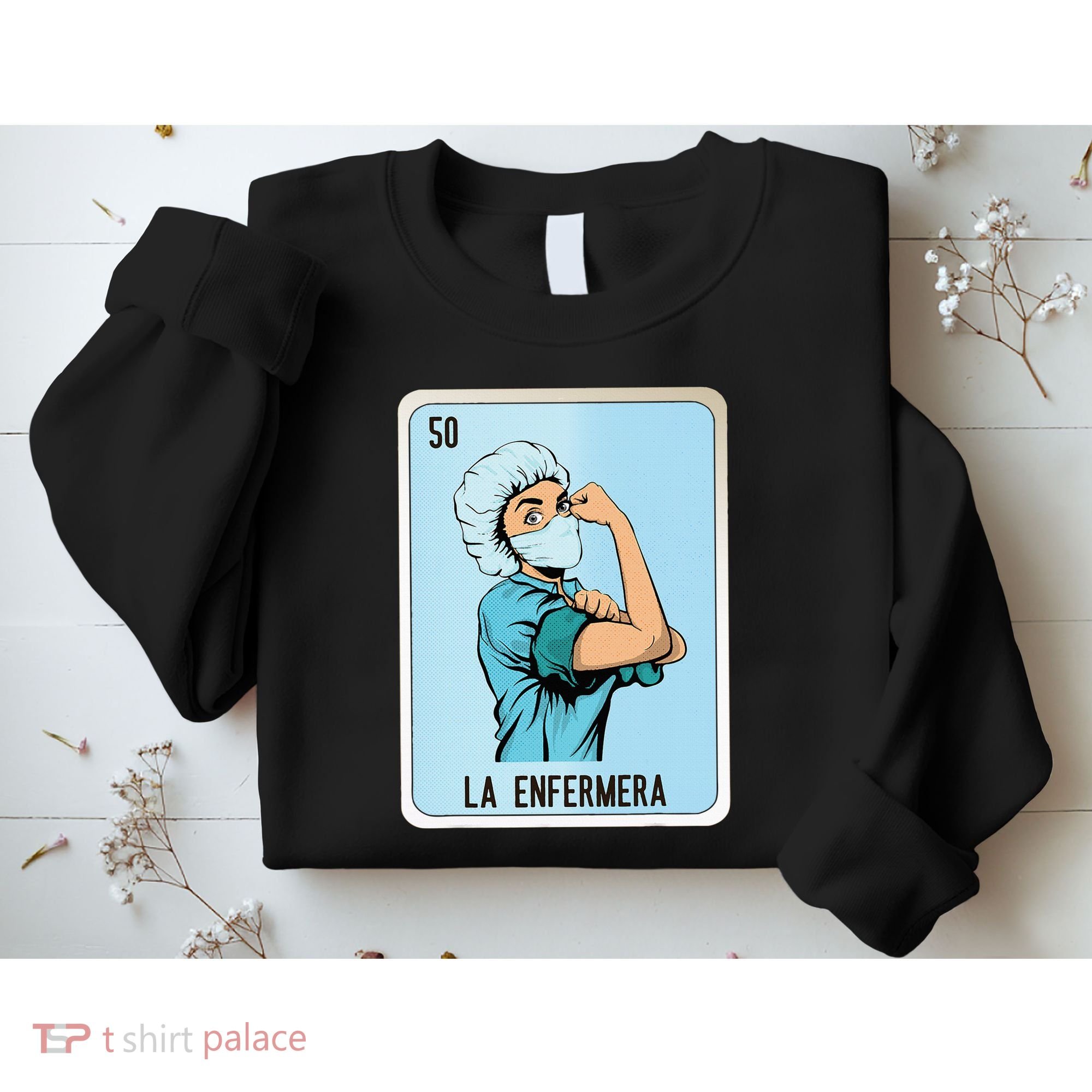 La Enfermera Mexican Slang Chicano Bingo Cards Sweatshirt