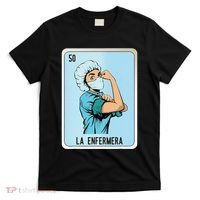 La Enfermera Mexican Slang Chicano Bingo Cards T-Shirt thumb 0