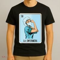 La Enfermera Mexican Slang Chicano Bingo Cards T-Shirt thumb 3