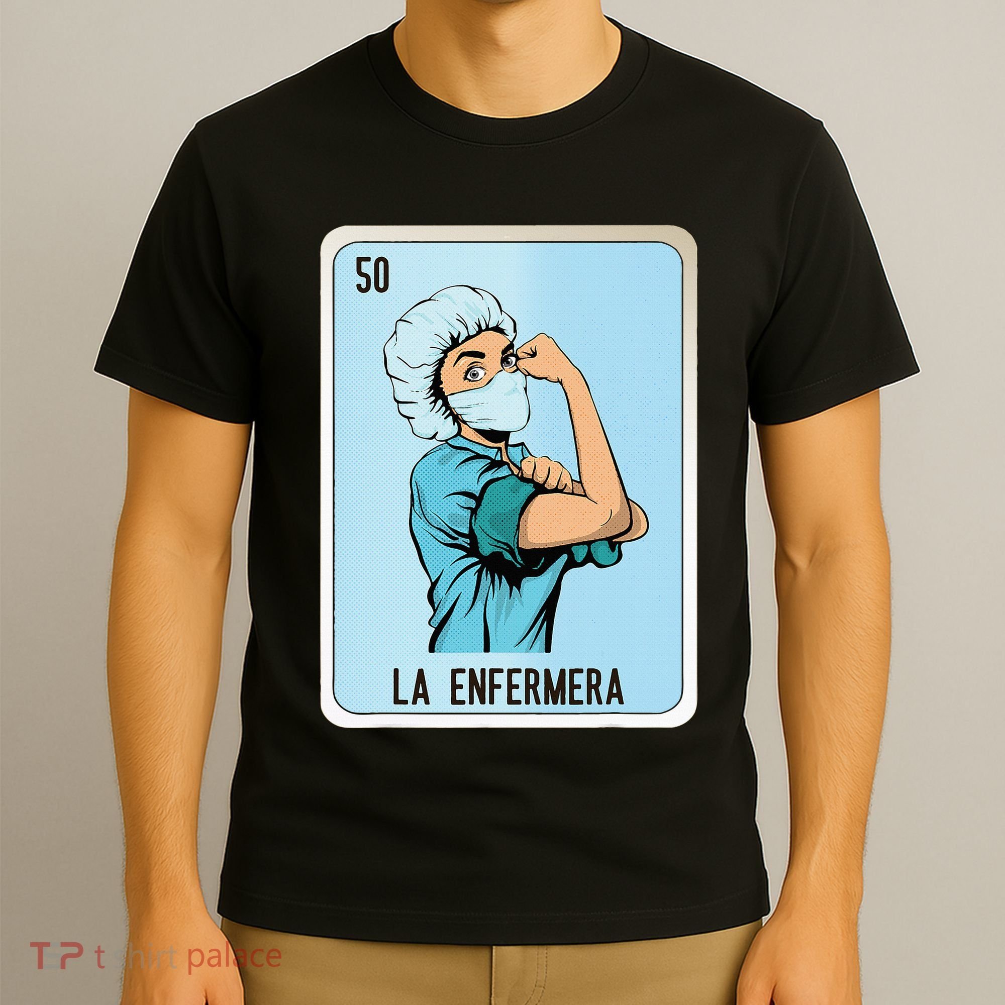 La Enfermera Mexican Slang Chicano Bingo Cards T-Shirt