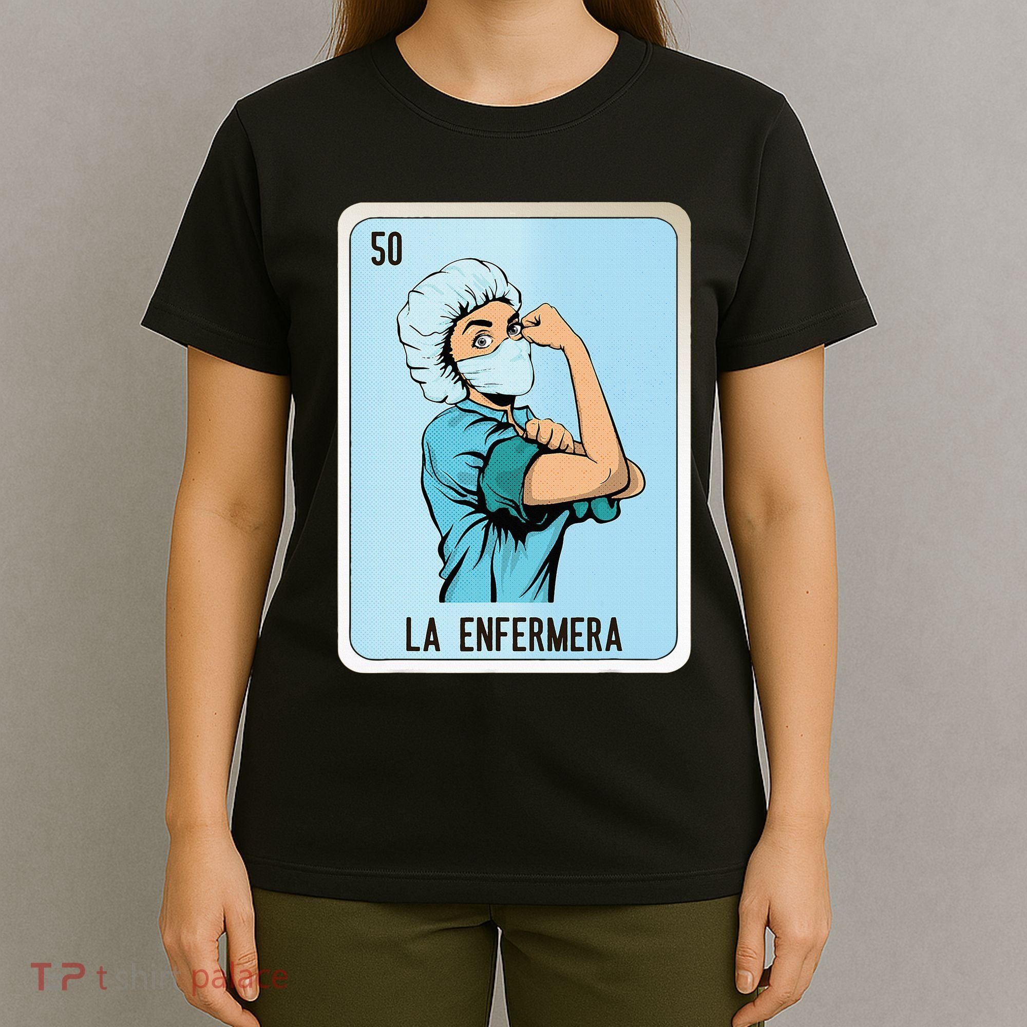 La Enfermera Mexican Slang Chicano Bingo Cards T-Shirt