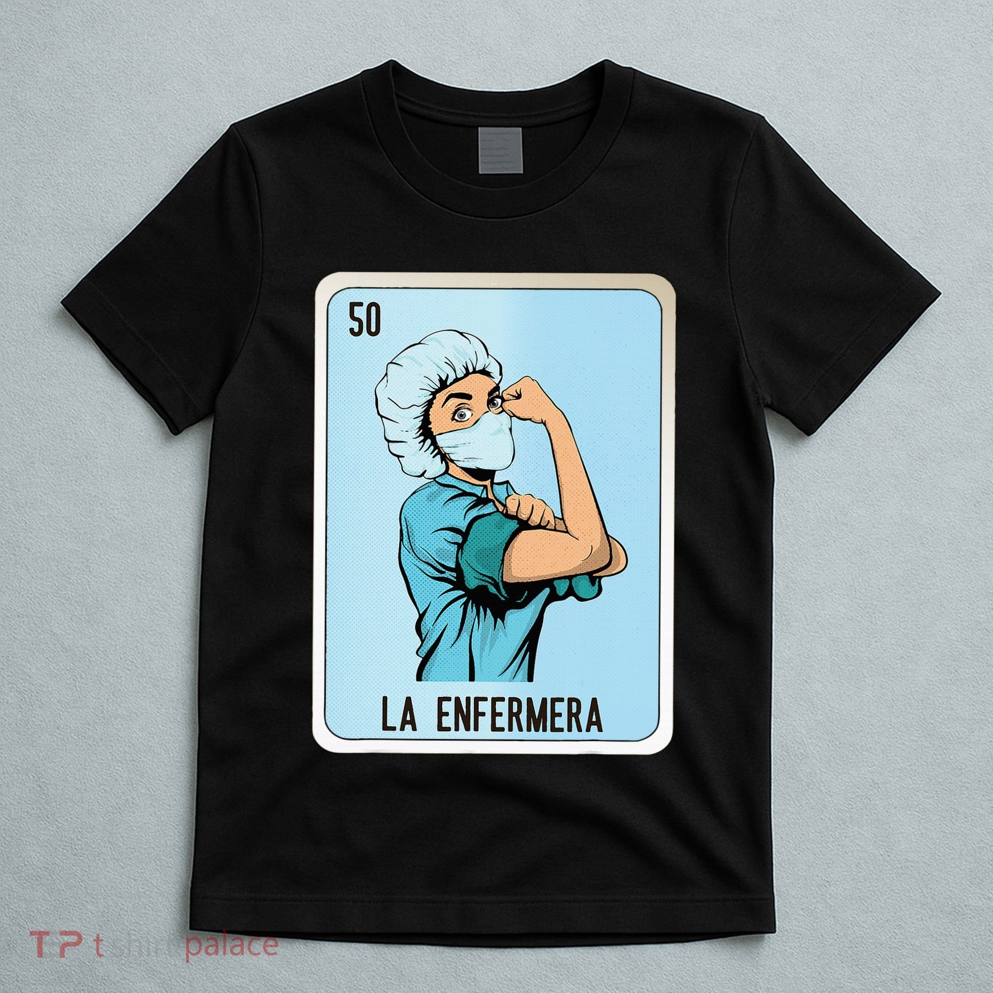 La Enfermera Mexican Slang Chicano Bingo Cards T-Shirt