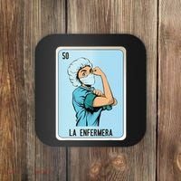 La Enfermera Mexican Slang Chicano Bingo Cards Coaster thumb 0