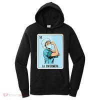 La Enfermera Mexican Slang Chicano Bingo Cards Women's Hoodie thumb 0