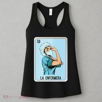 La Enfermera Mexican Slang Chicano Bingo Cards Women's Tank Top thumb 3