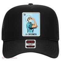 La Enfermera Mexican Slang Chicano Bingo Cards Hat thumb 0