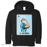 La Enfermera Mexican Slang Chicano Bingo Cards Toddler Hoodie thumb 0