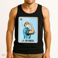 La Enfermera Mexican Slang Chicano Bingo Cards Tank Top thumb 3