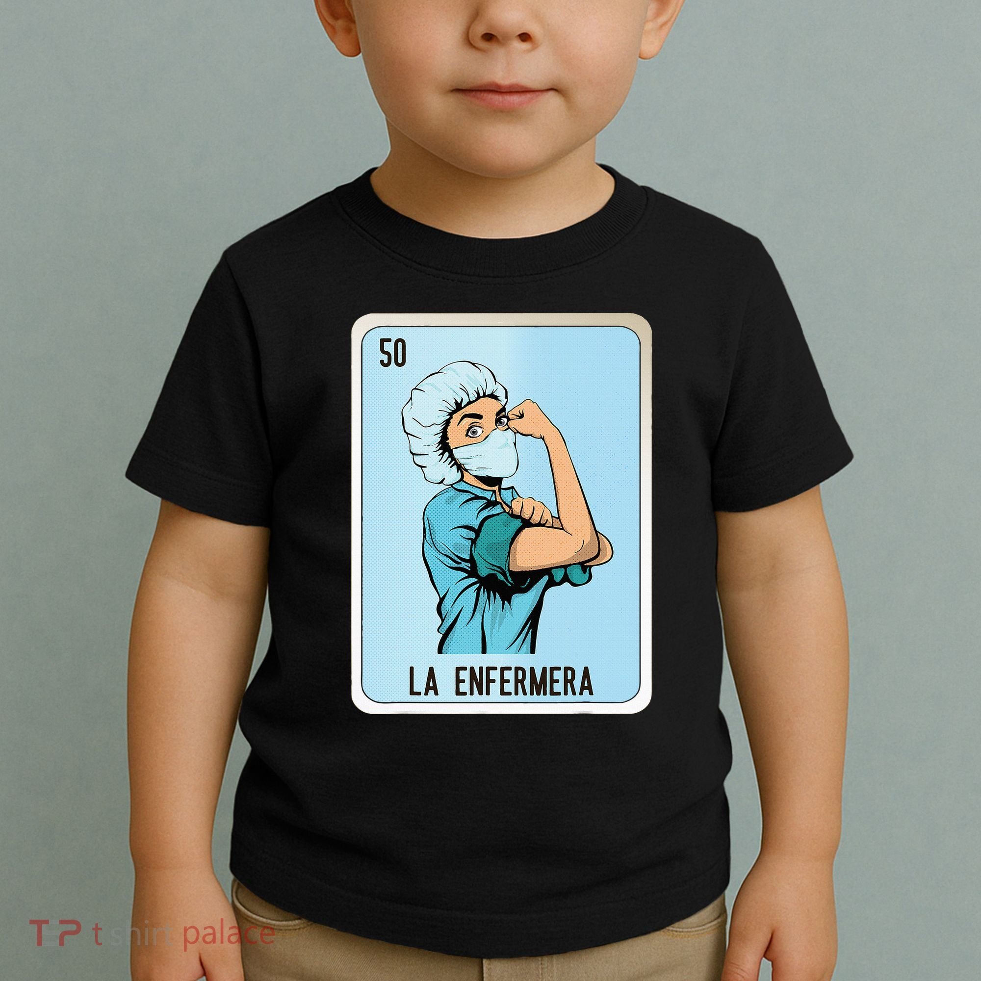 La Enfermera Mexican Slang Chicano Bingo Cards Toddler T-Shirt