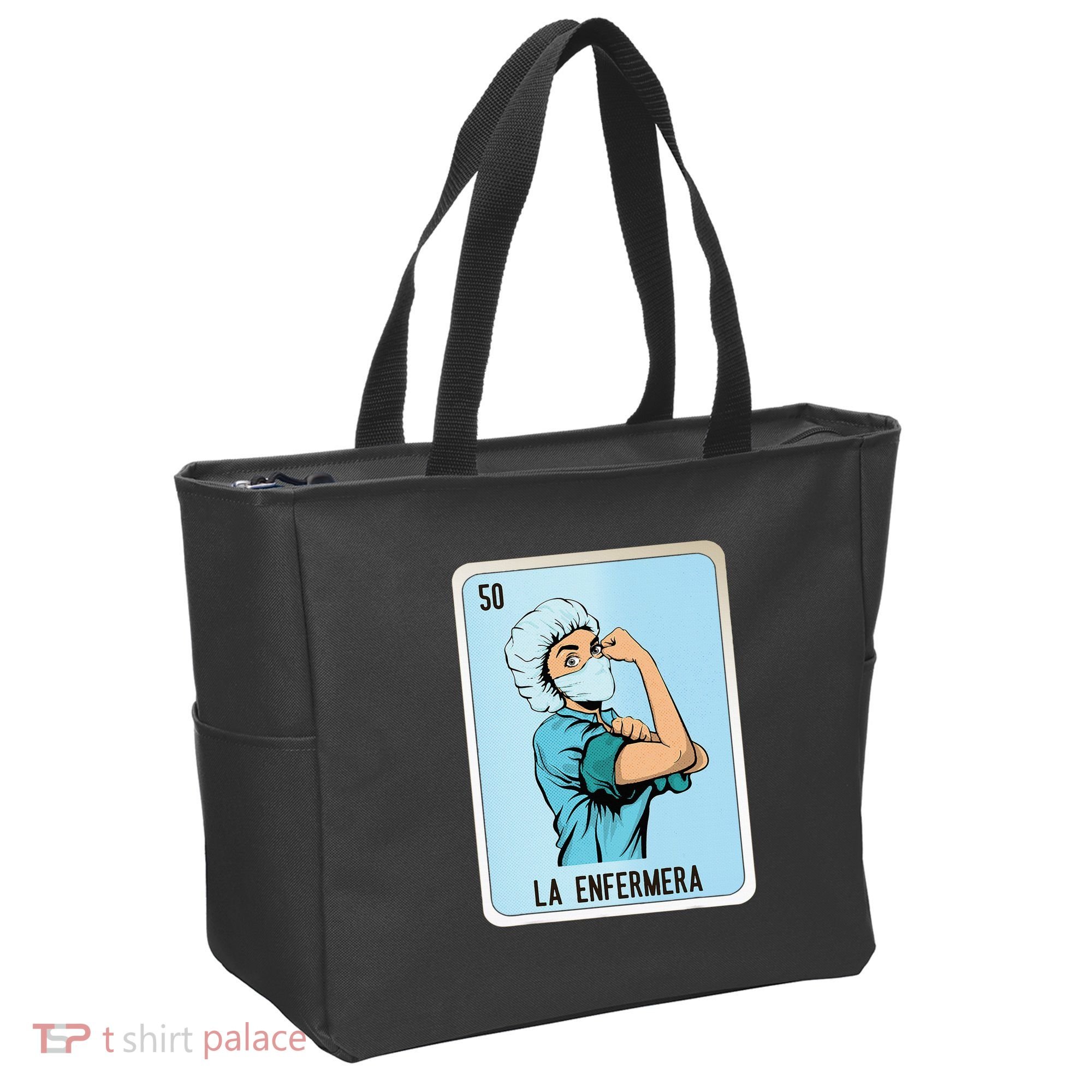La Enfermera Mexican Slang Chicano Bingo Cards Tote Bag