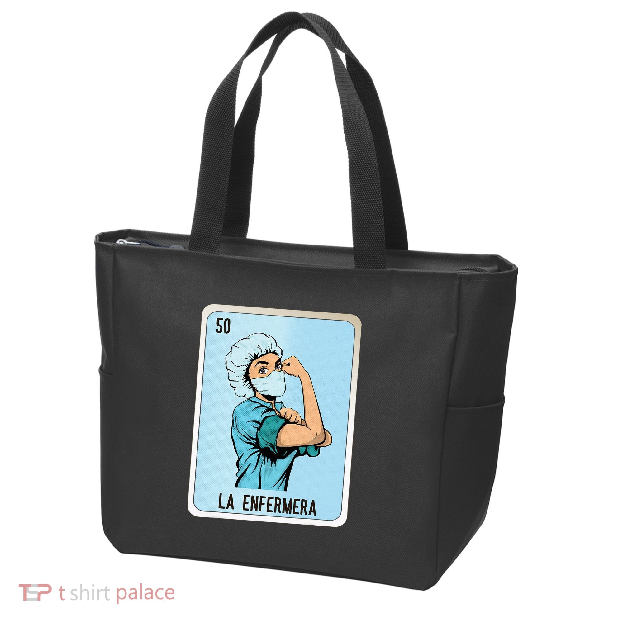 La Enfermera Mexican Slang Chicano Bingo Cards Tote Bag