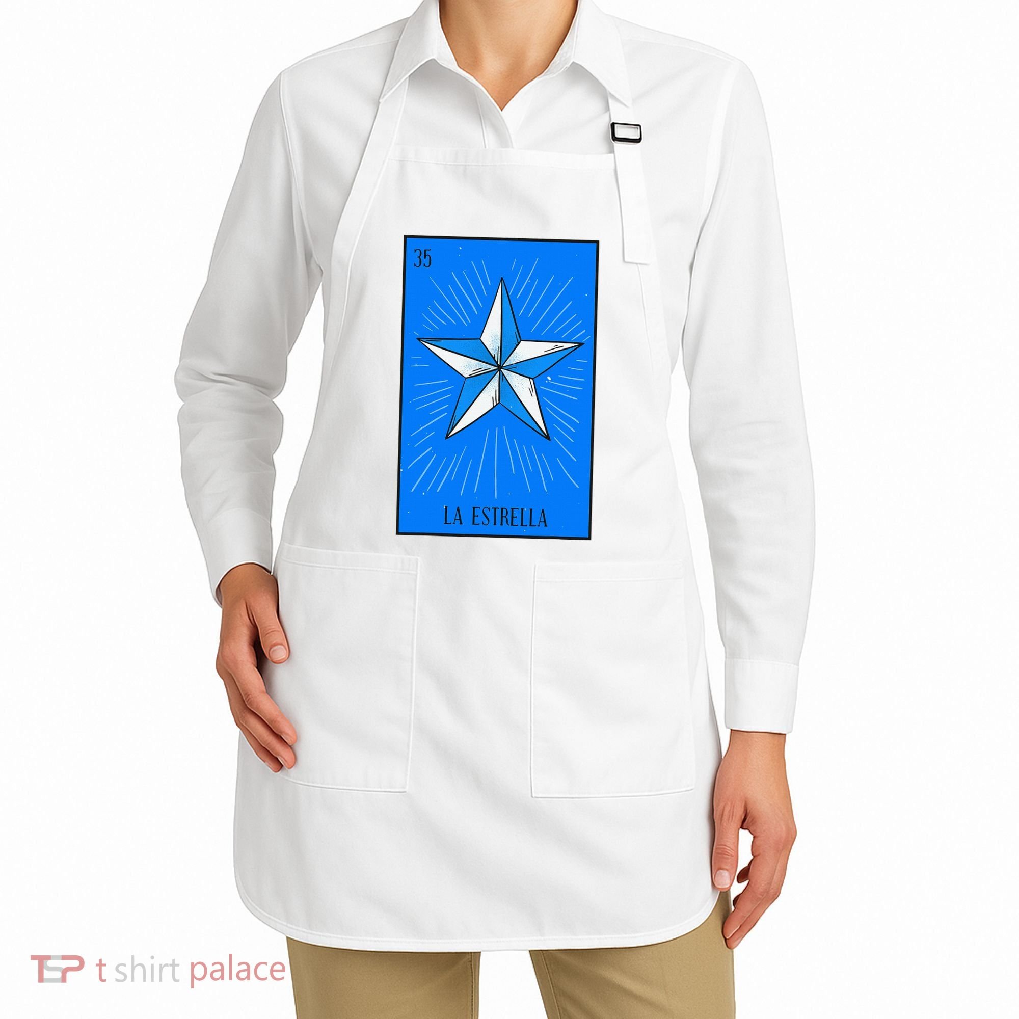 La Estrella Mexican Lottery Culture Apron