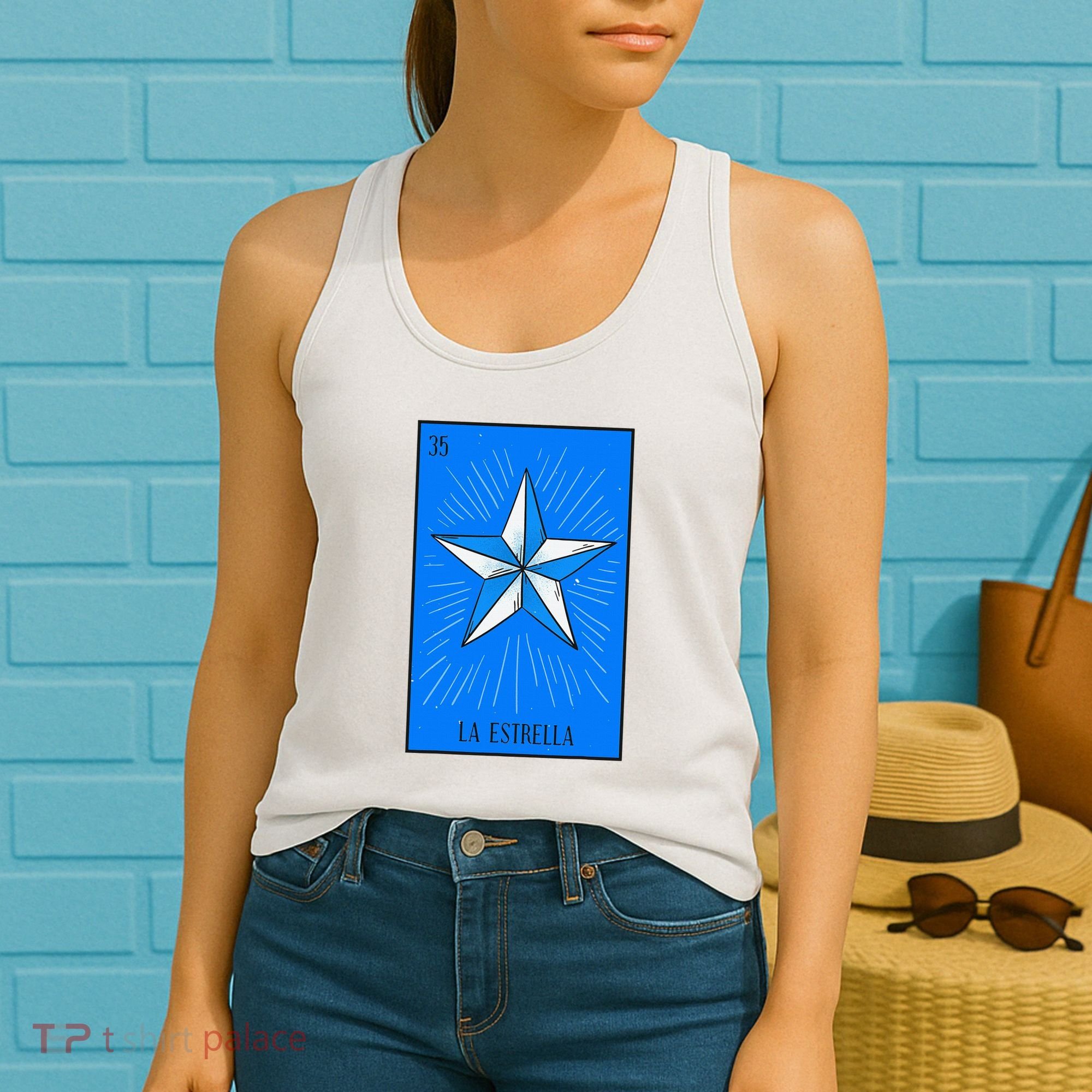 La Estrella Mexican Lottery Culture Women's Tank Top