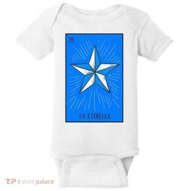 La Estrella Mexican Lottery Culture Baby Bodysuit