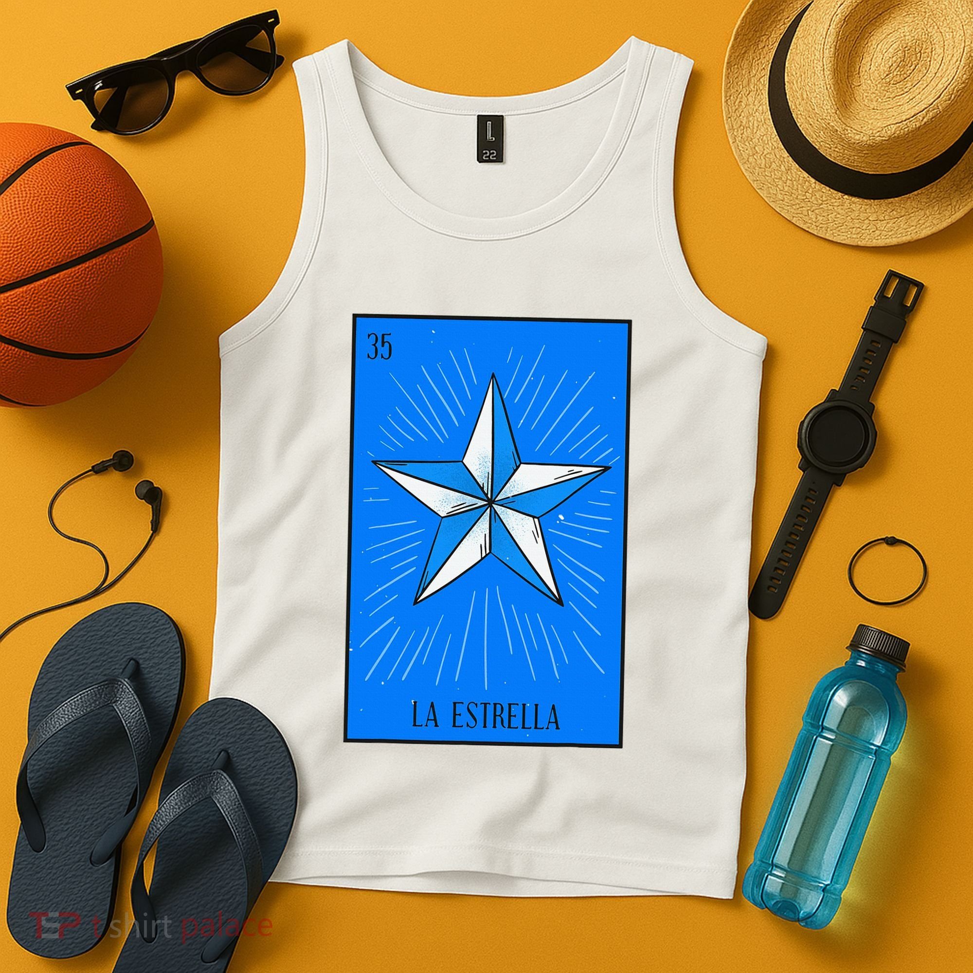 La Estrella Mexican Lottery Culture Tank Top