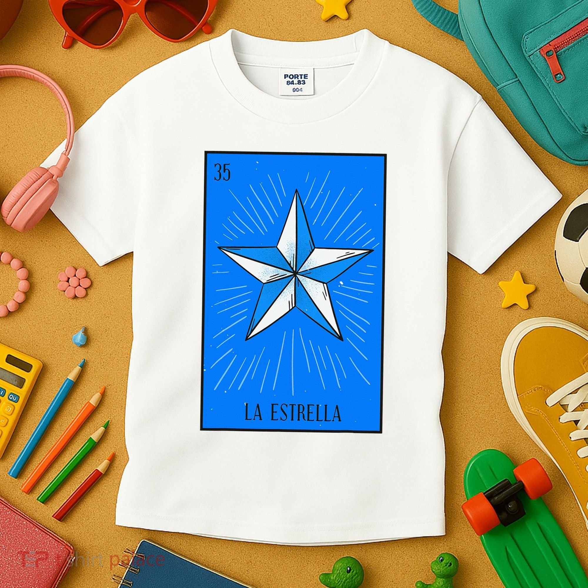 La Estrella Mexican Lottery Culture Kids T-Shirt