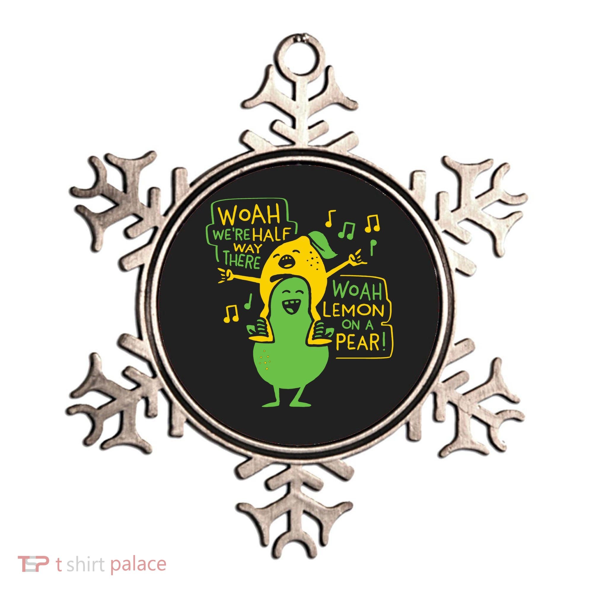 Lemon On A Pear Ornament