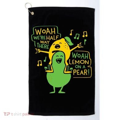 Lemon On A Pear Golf Towel