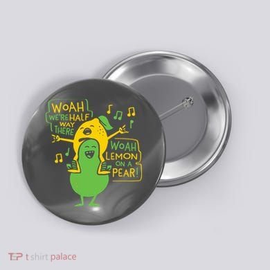 Lemon On A Pear Button