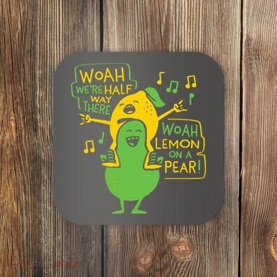 Lemon On A Pear Coaster