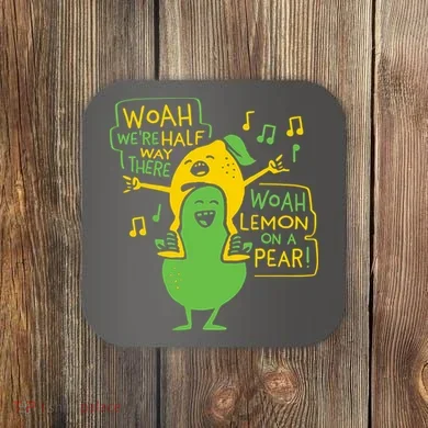 Lemon On A Pear Coaster