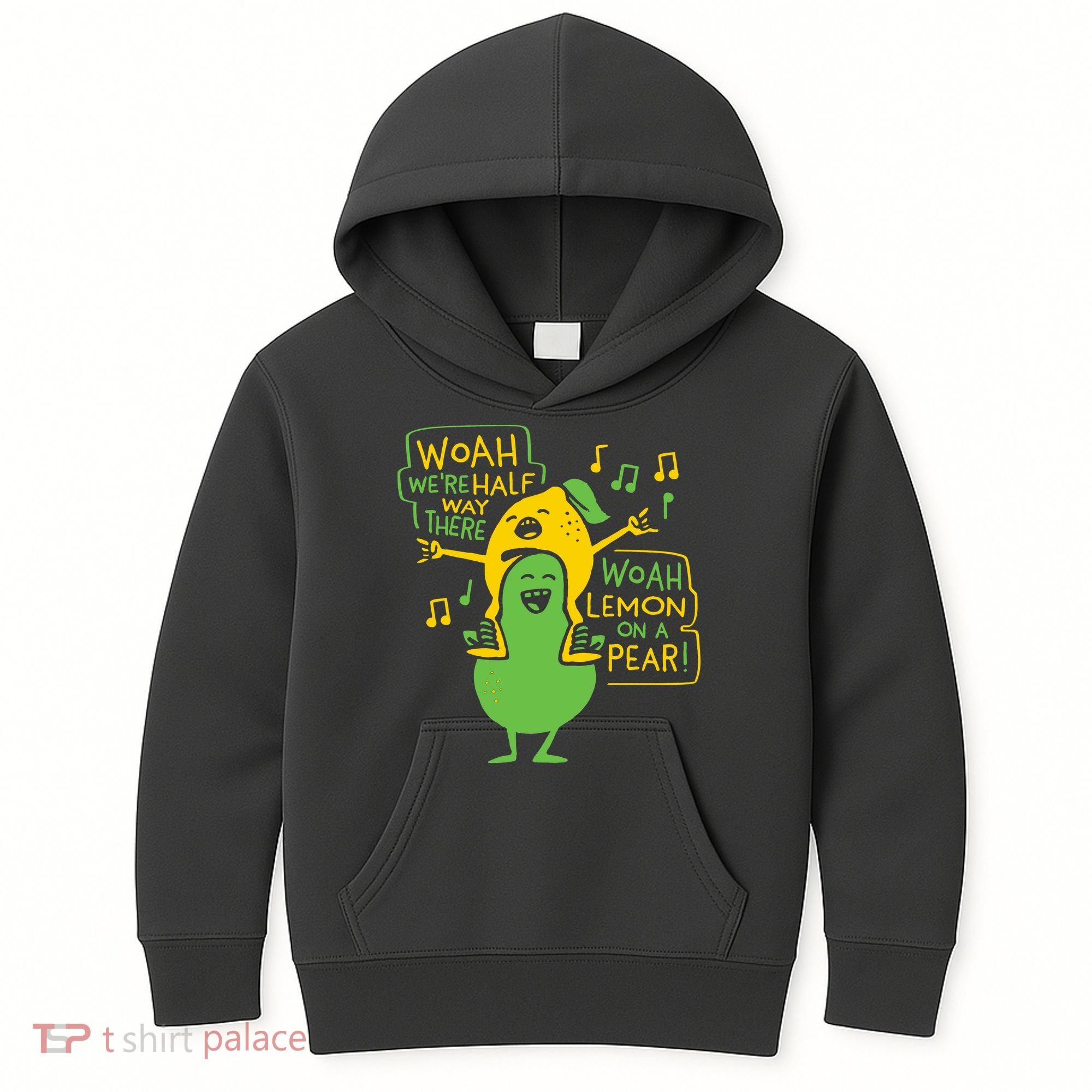 Lemon On A Pear Kids Hoodie