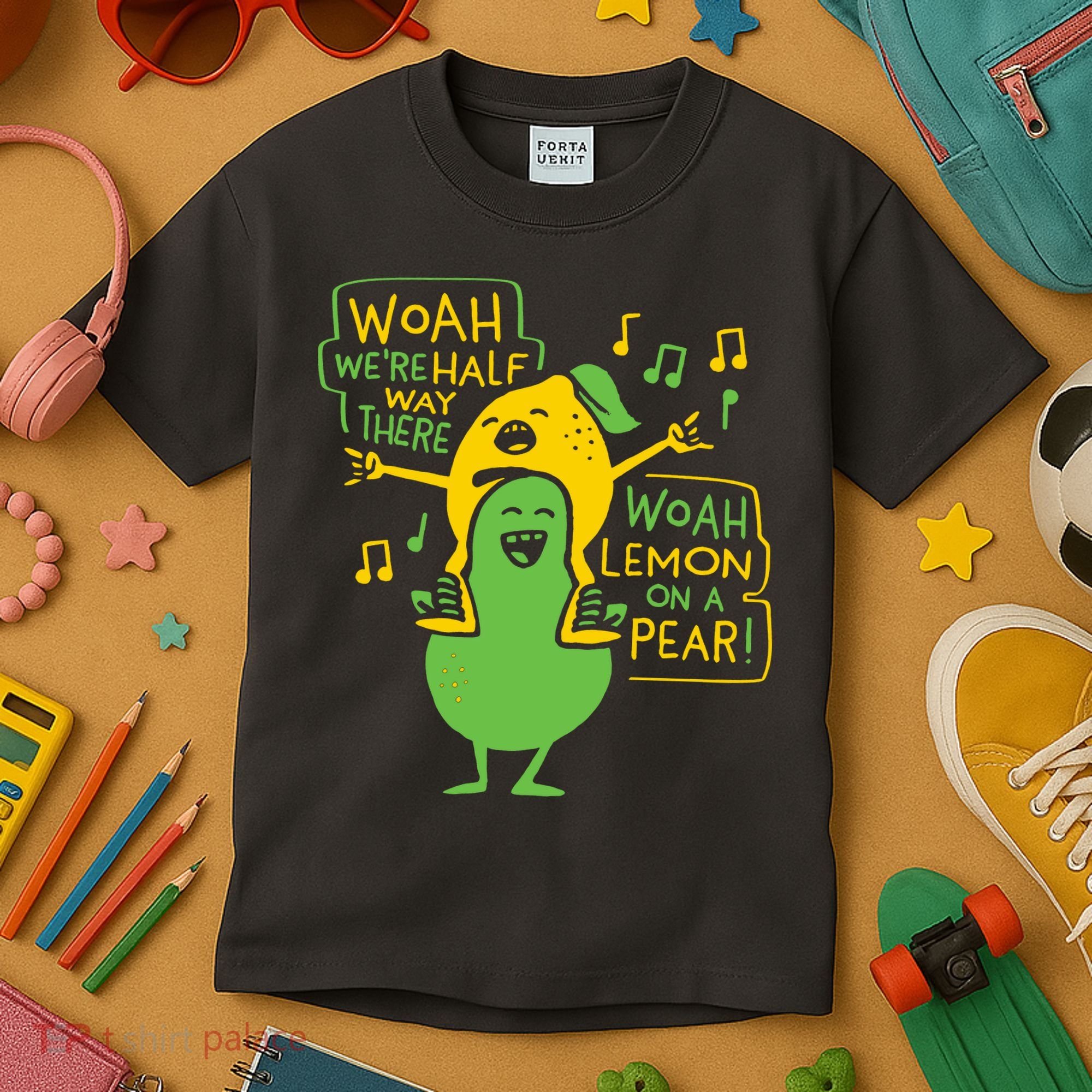 Lemon On A Pear Kids T-Shirt