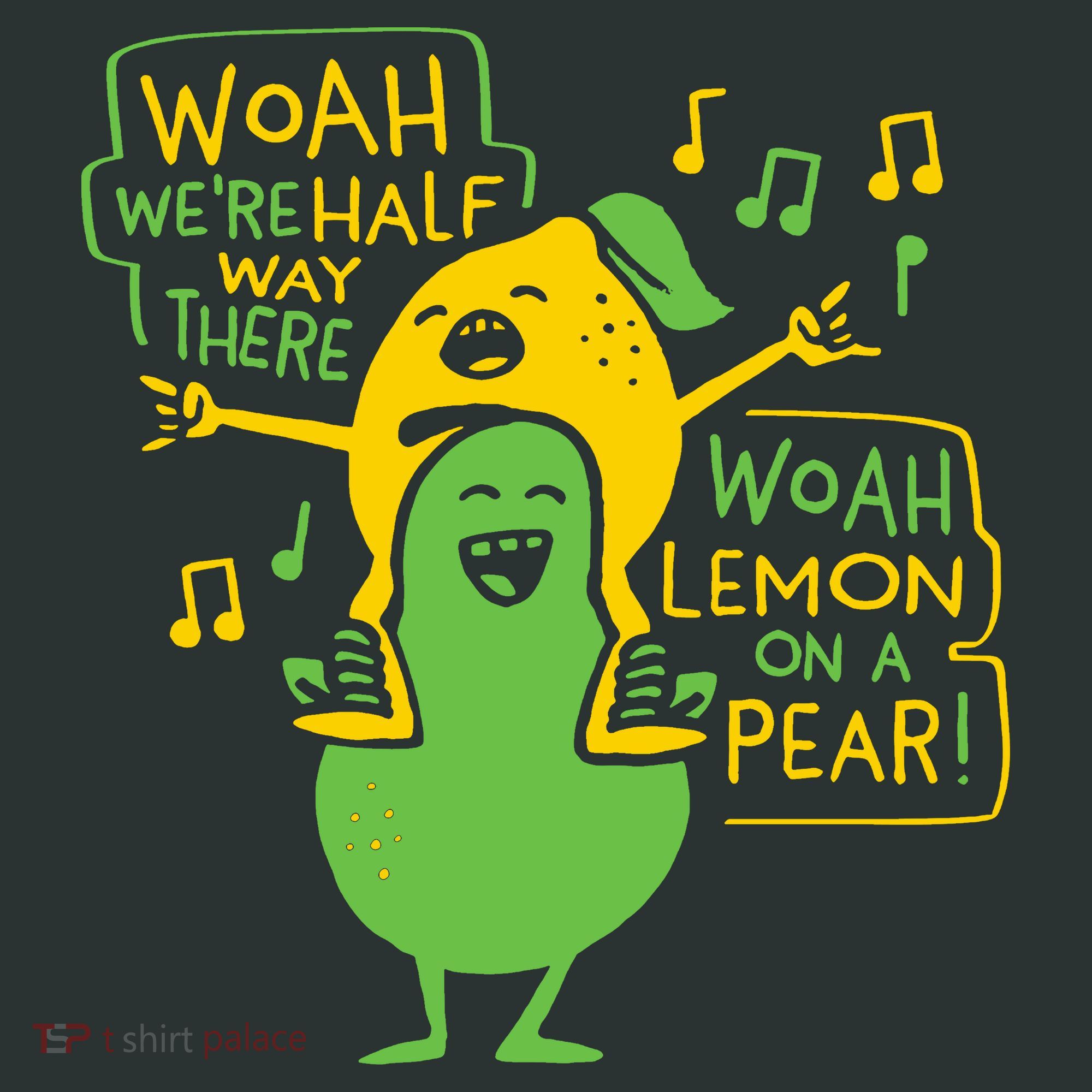 Lemon On A Pear Tote Bag