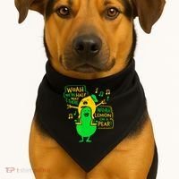 Lemon On A Pear Funny Meme USA-Made Doggie Bandana thumb 1