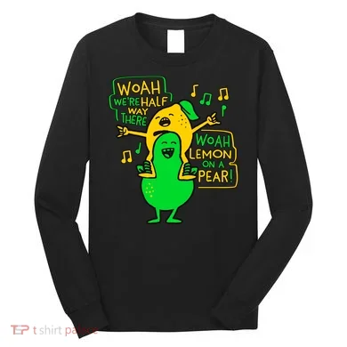 Lemon On A Pear Funny Meme Long Sleeve Shirt