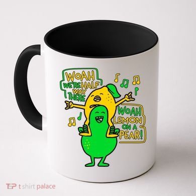Lemon On A Pear Funny Meme Coffee Mug