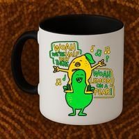 Lemon On A Pear Funny Meme Coffee Mug thumb 2