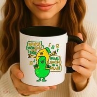 Lemon On A Pear Funny Meme Coffee Mug thumb 3